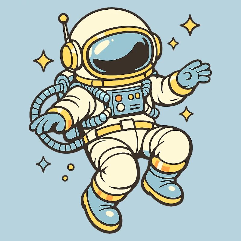 Retro Astronaut Star Joy