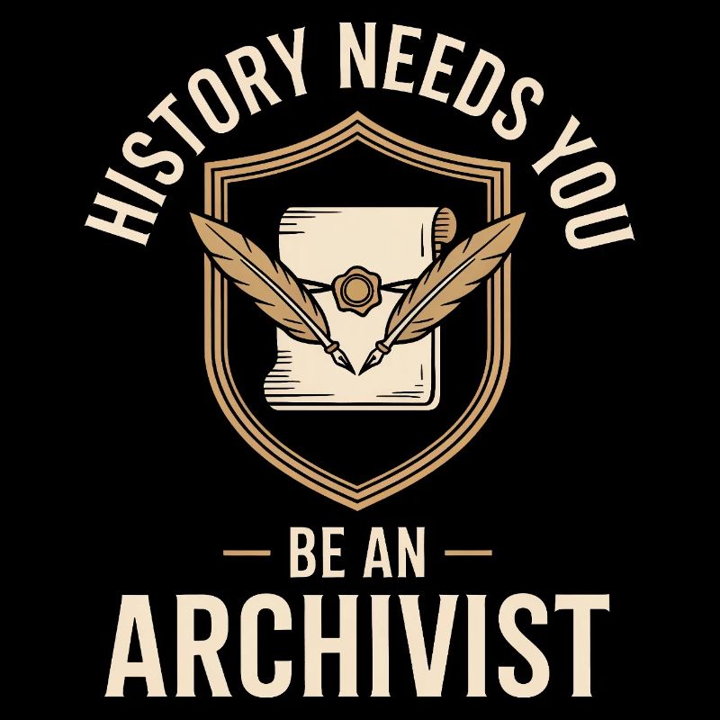 Archivist Crest with Quill Badge