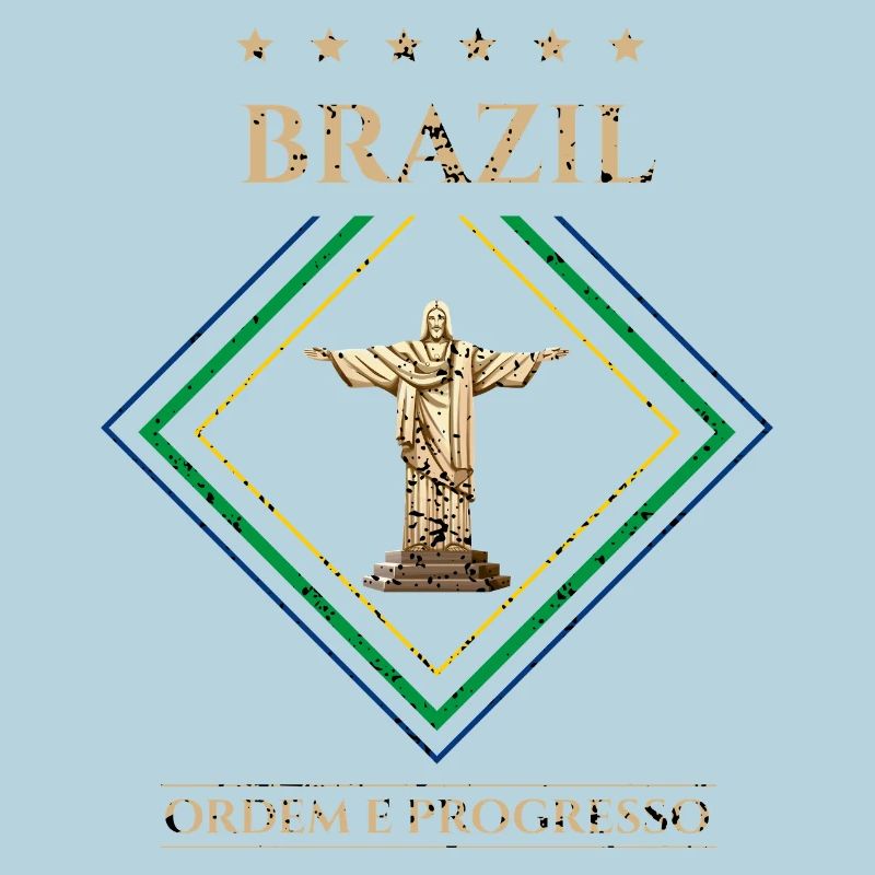 Brésil vintage-Ordre et Progrès