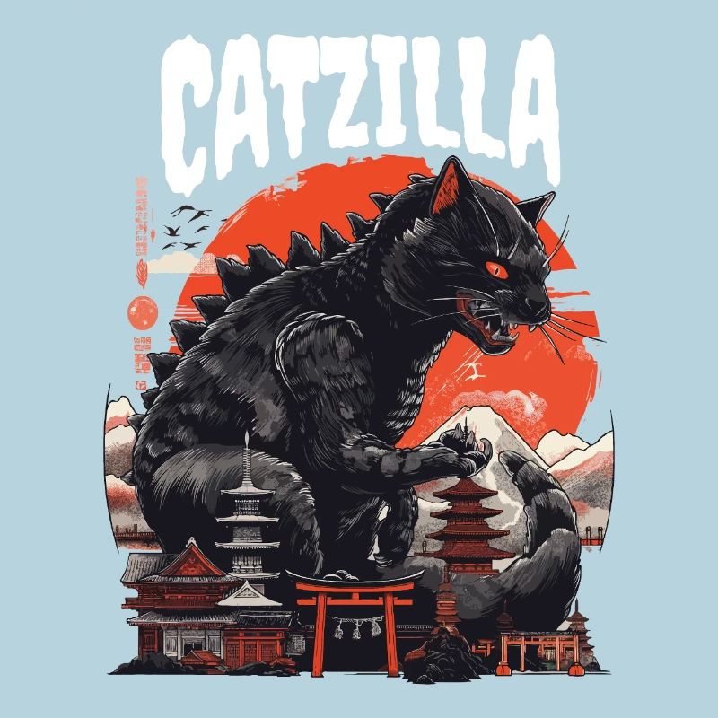 Catzilla Chat Japonais