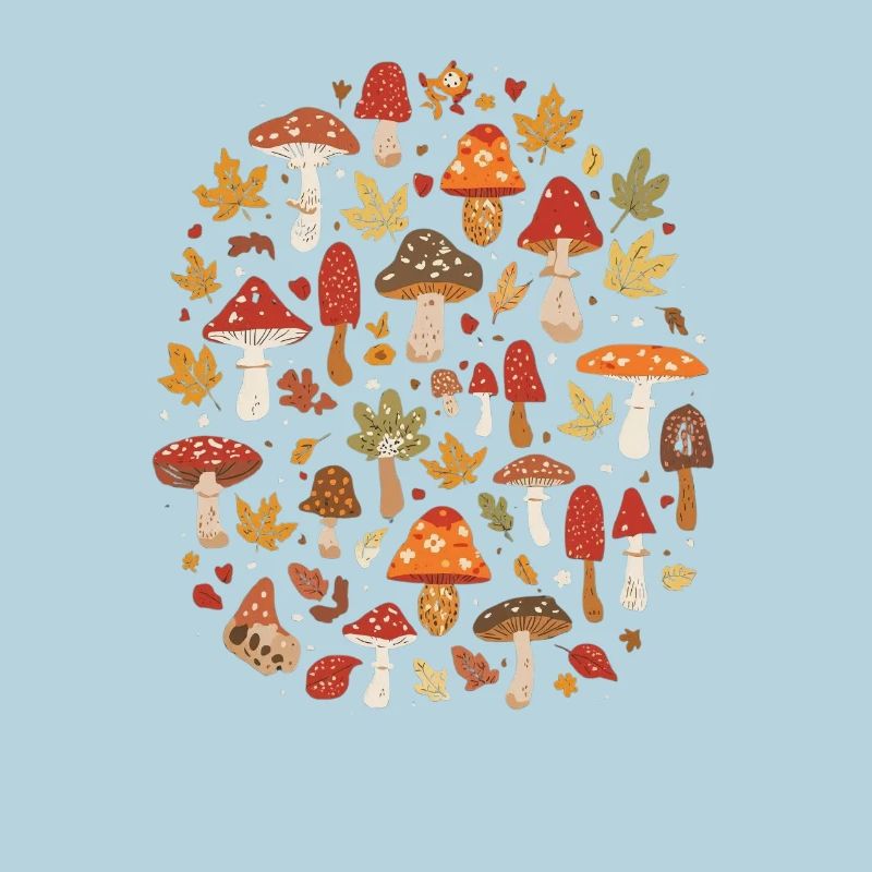 Autumn mushroom forest magic fly agaric Cozy vibes