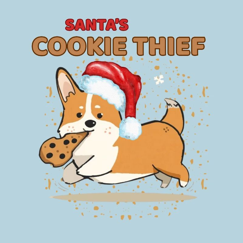 Le voleur de biscuits du Père Noël Corgi