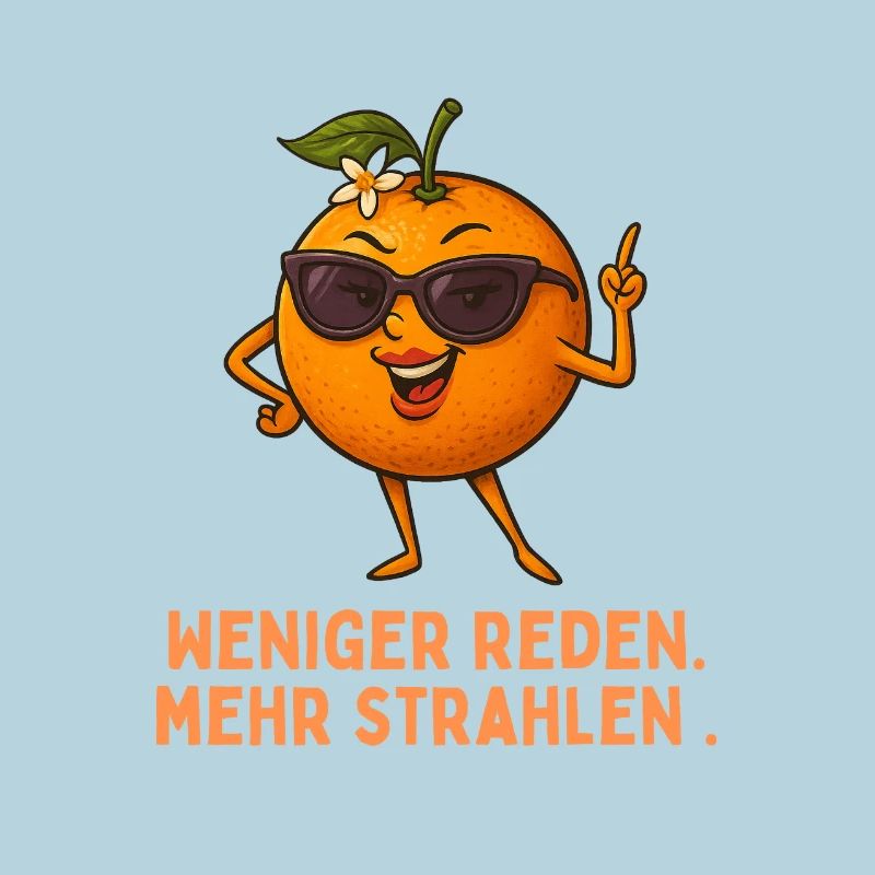 Moins de paroles, plus de brillance Orange