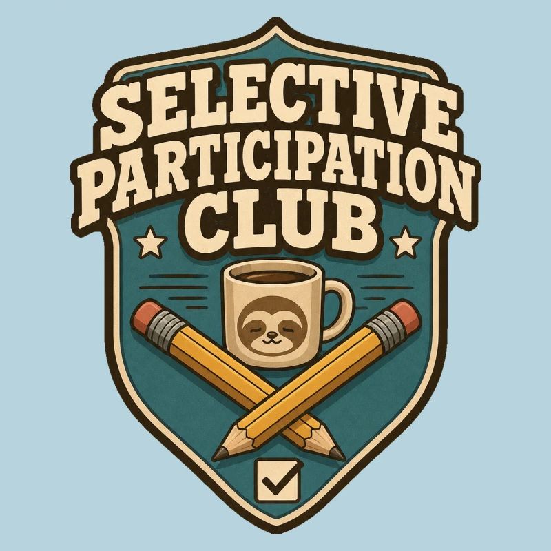 Selective Participation Club Sloth