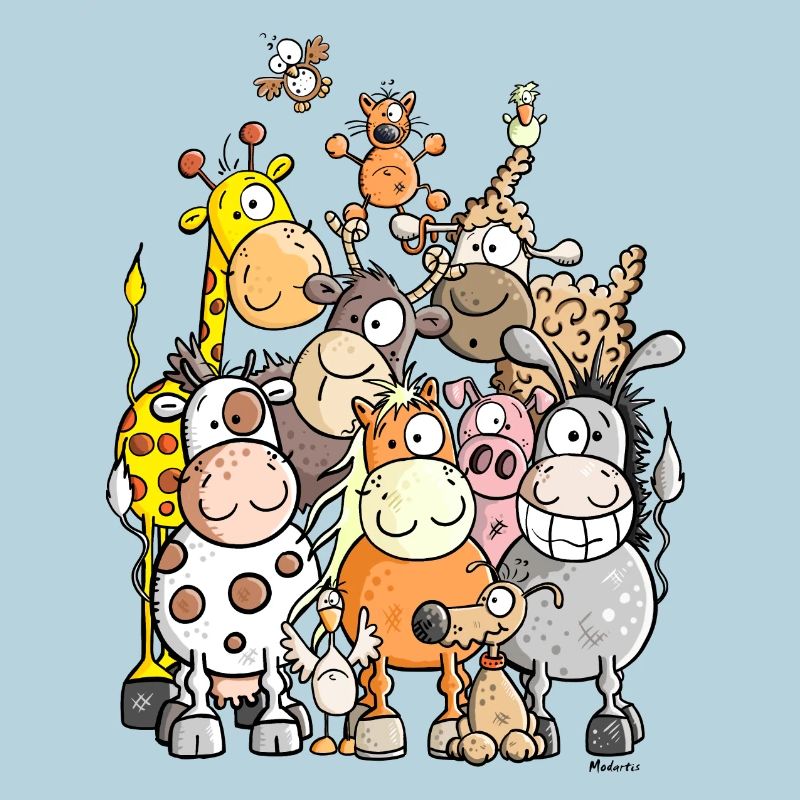 Tas géant de l'animal