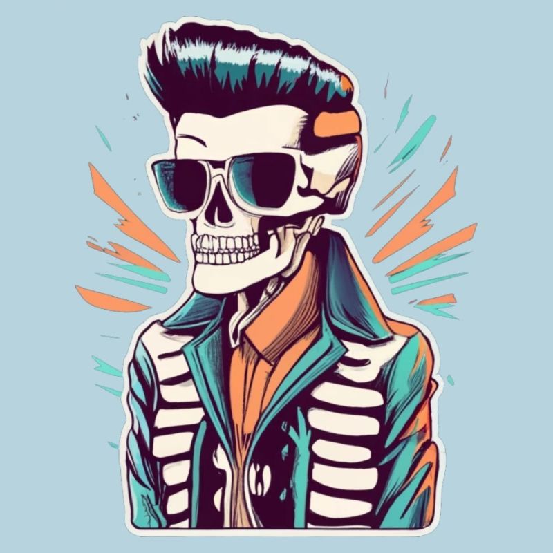 Neon Skull Rocker