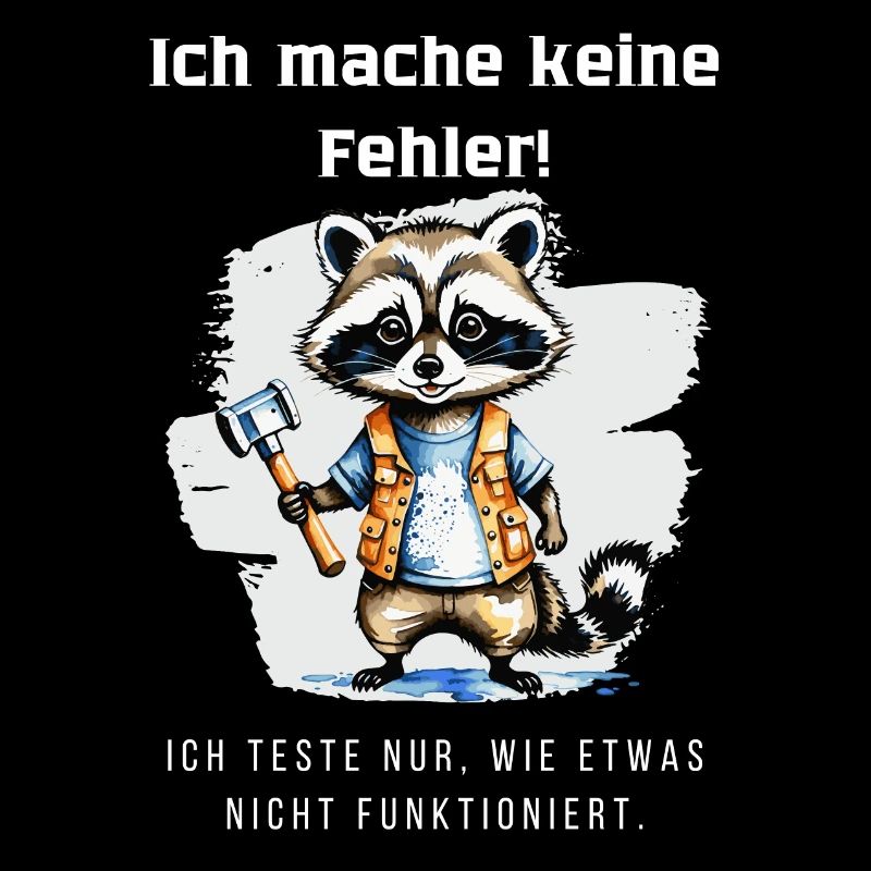 Réinterprétation créative : le raton laveur et son marteau