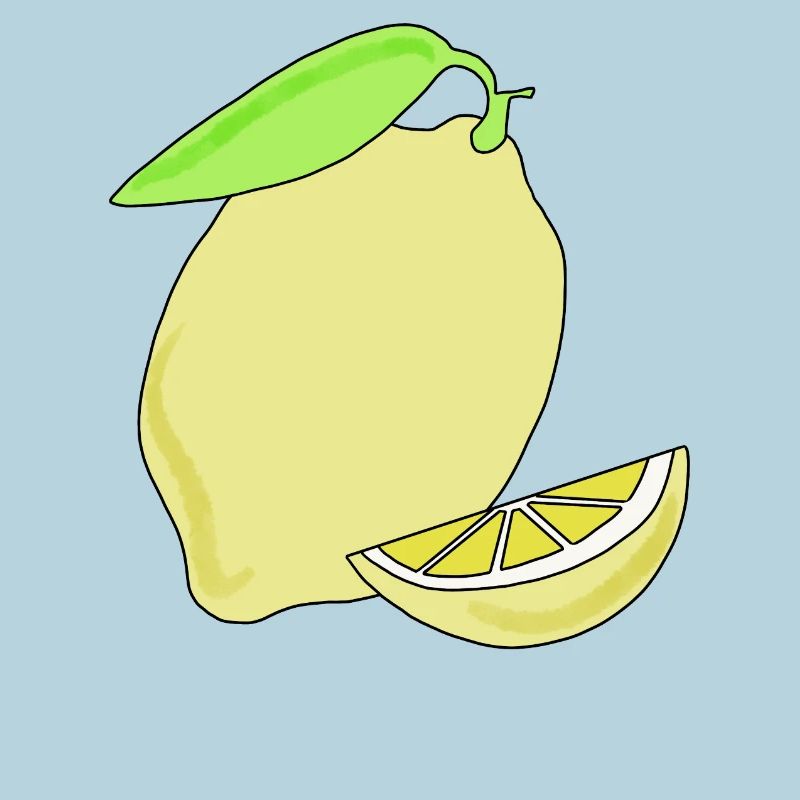 Lemon, yellow