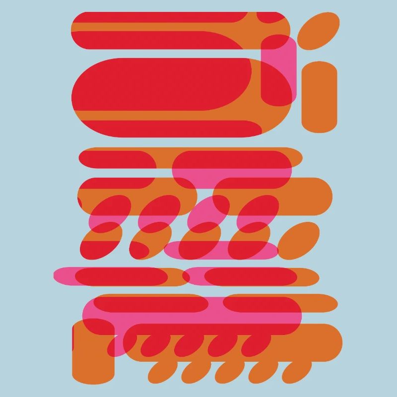 Formes graphiques abstraites dans le design techno