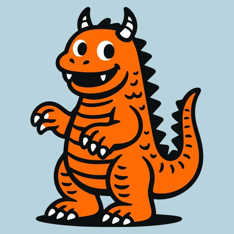 Dragon de dessin animé