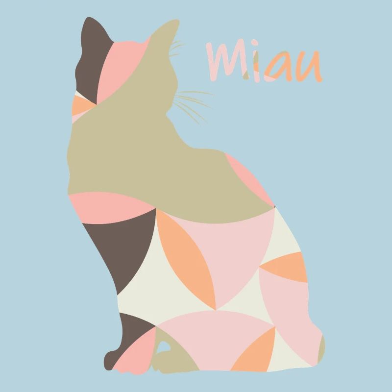Miaou - Chat - Abstrait