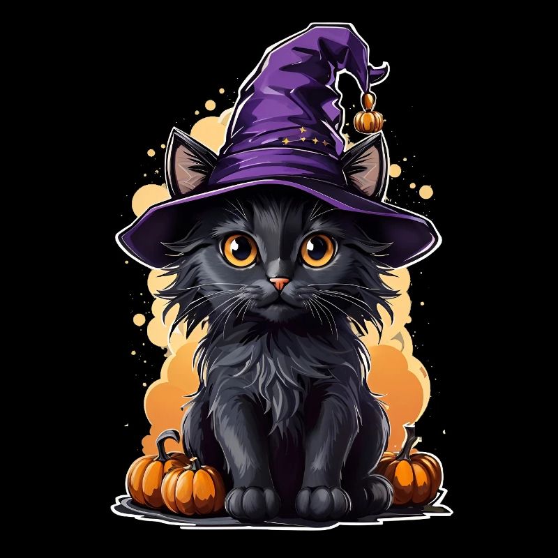 Costume de Sorcière Chat Halloween