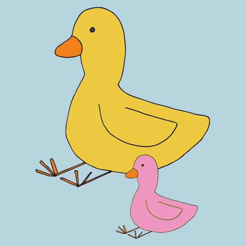 Canard Mère Enfant