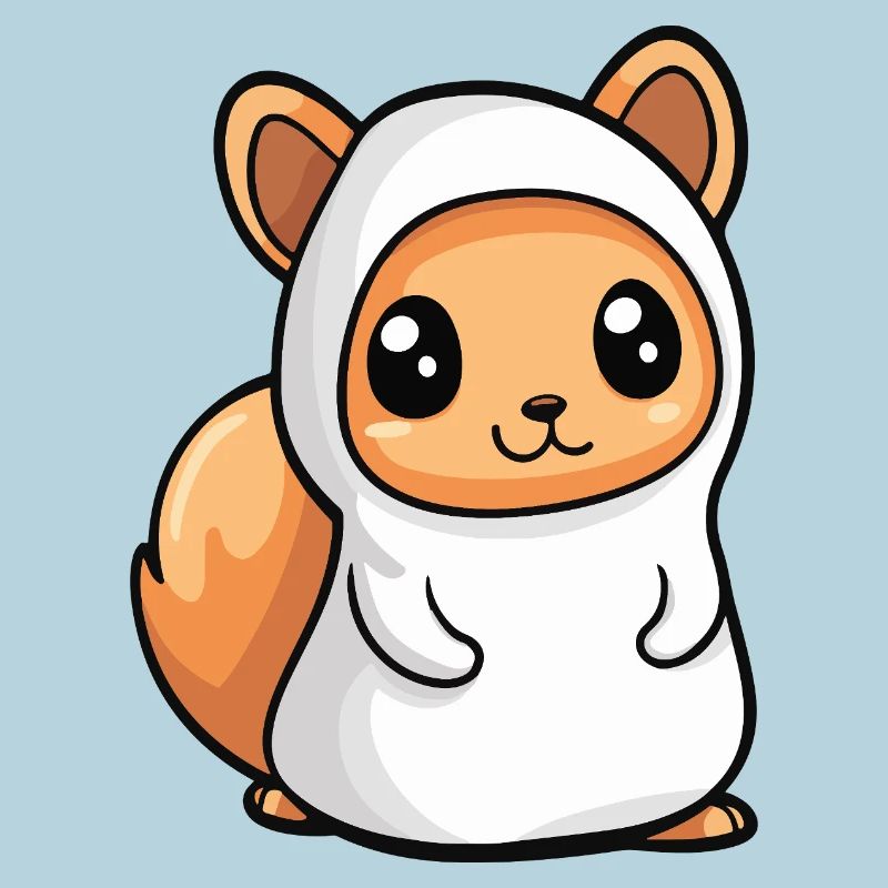 Eichhörnchen Halloween Geist