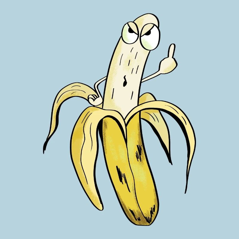 Alles Banane - Obst Comic