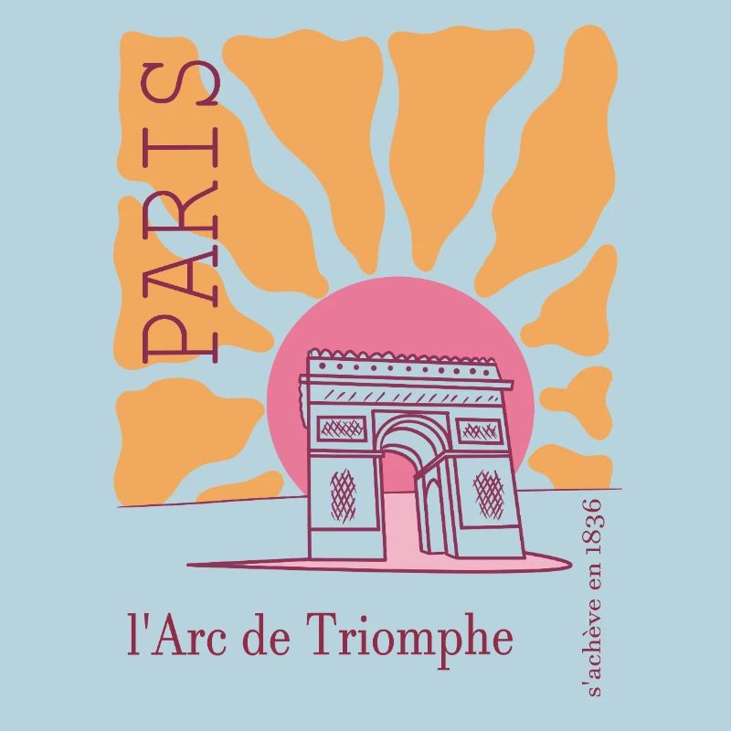 Frankreich arc de triomphe