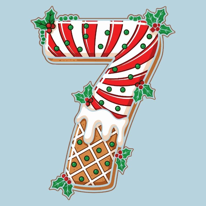 Weihnachts 7 Eisstiel Mistel