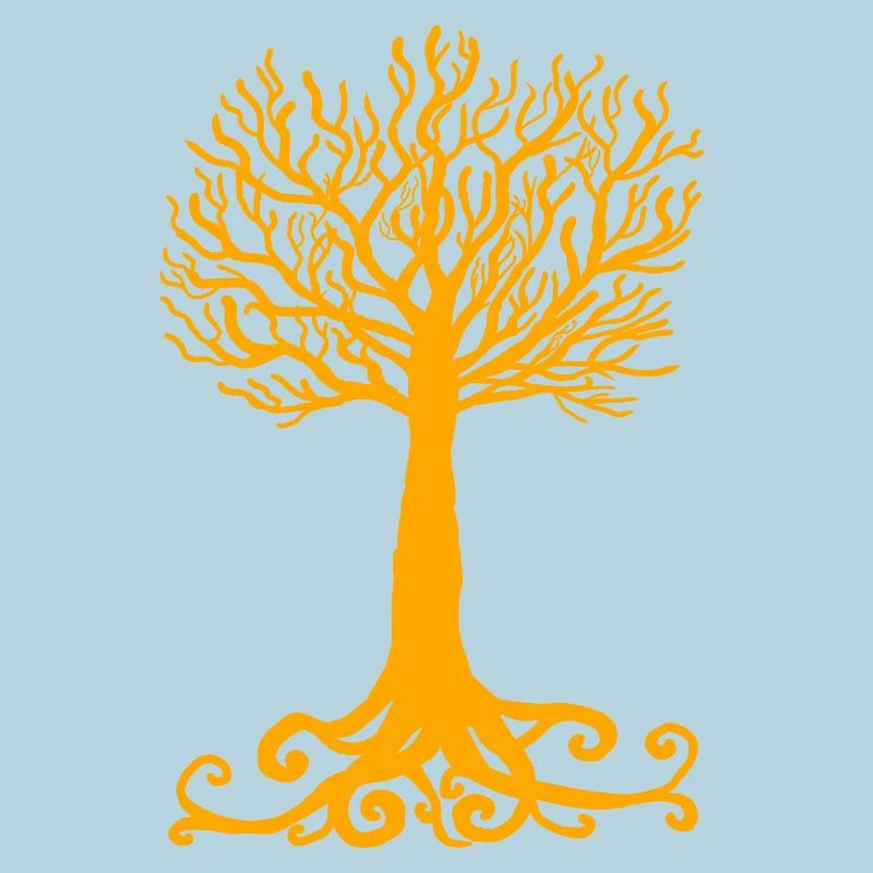 arbre jaune