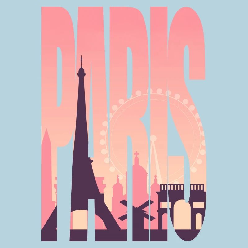 Silhouette Paris Rose