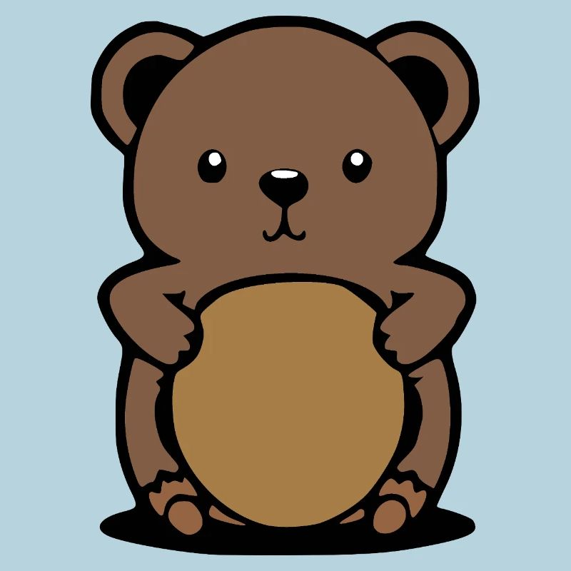 Bär Bärchen Kinder T-shirt Geschenk