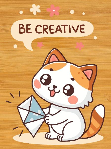 Creative Kawaii Cat