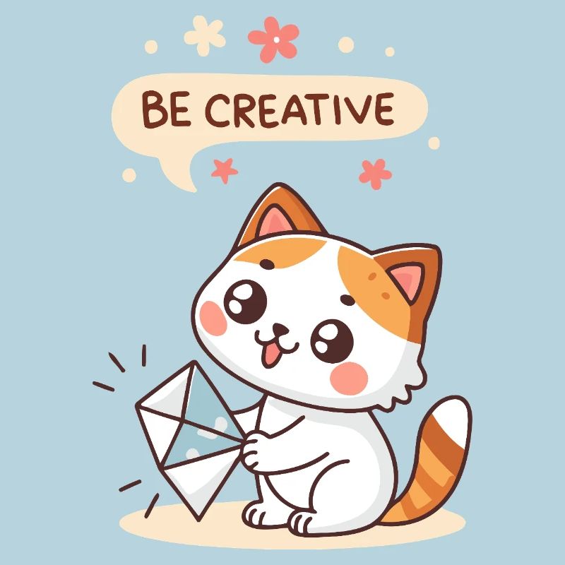 Creative Kawaii Cat