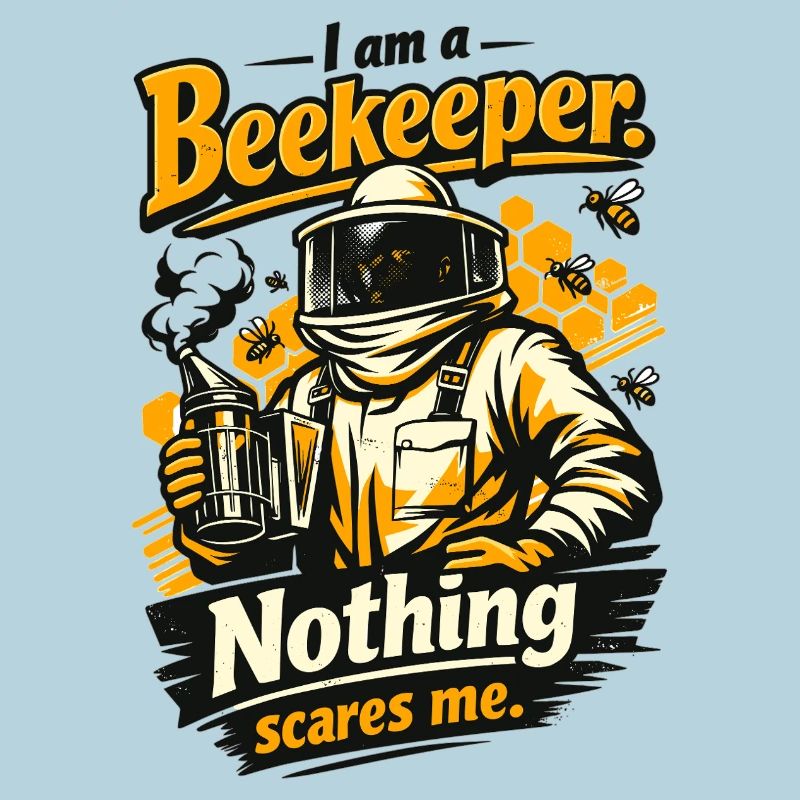 Beekeeper Gift: I am a Beekeeper Nothing scares me