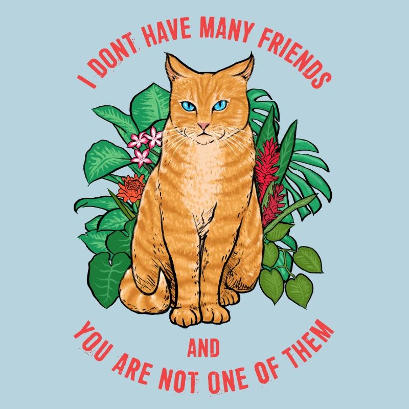 Chat pas sympathique