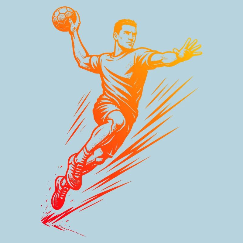 In a nutshell, men's handball