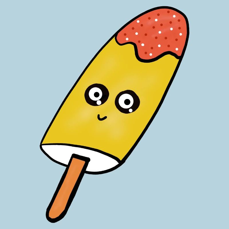 Kawaii  Eis Eiskrem Kinder lustig