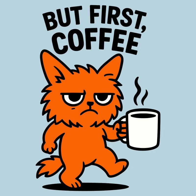 Mais d’abord chat café