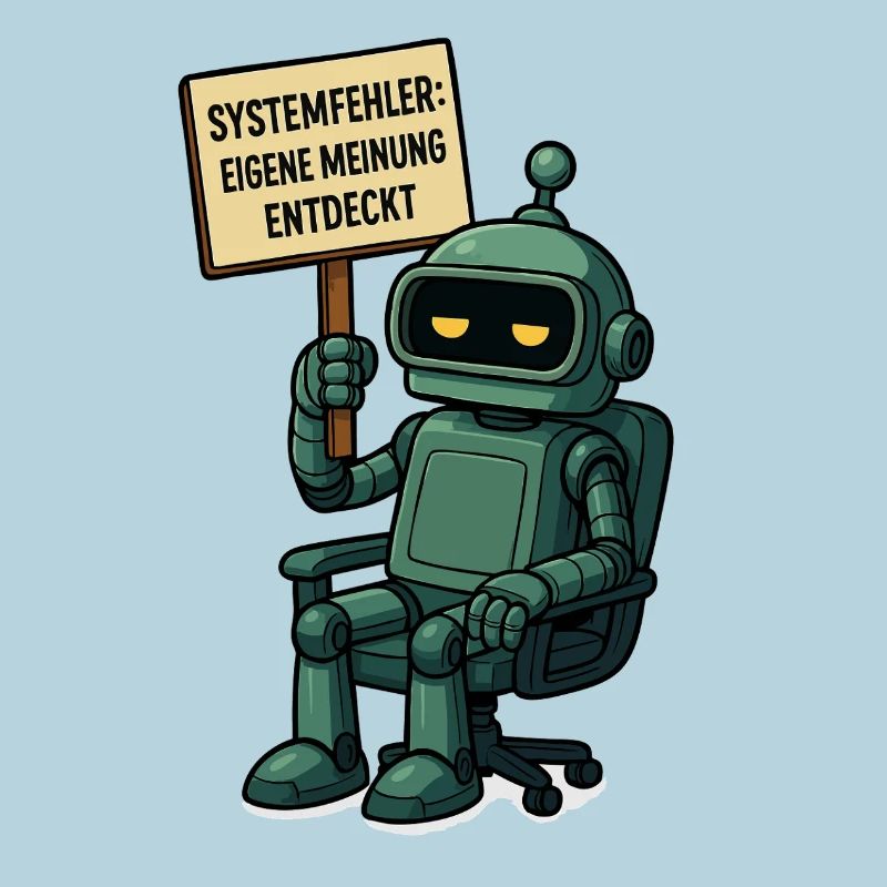 Systemfehler entdeckt – Denk selbst! Roboter