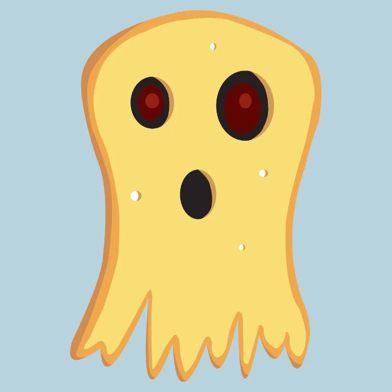 fantôme de fromage d'Halloween