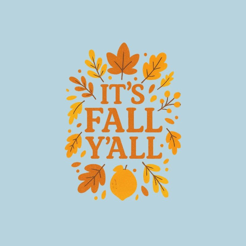 Conception de feuilles d’automne avec citrouille