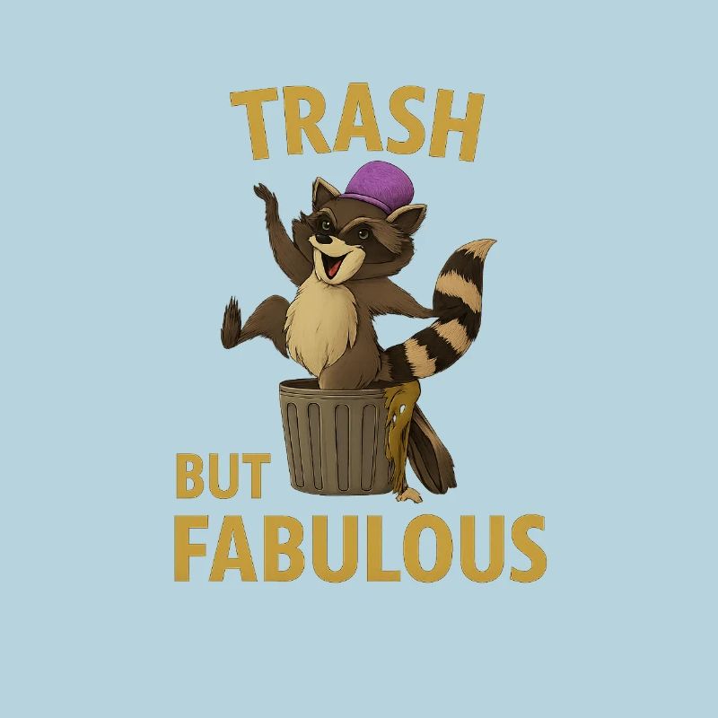 Trash Panda Fabulous – Funny Design