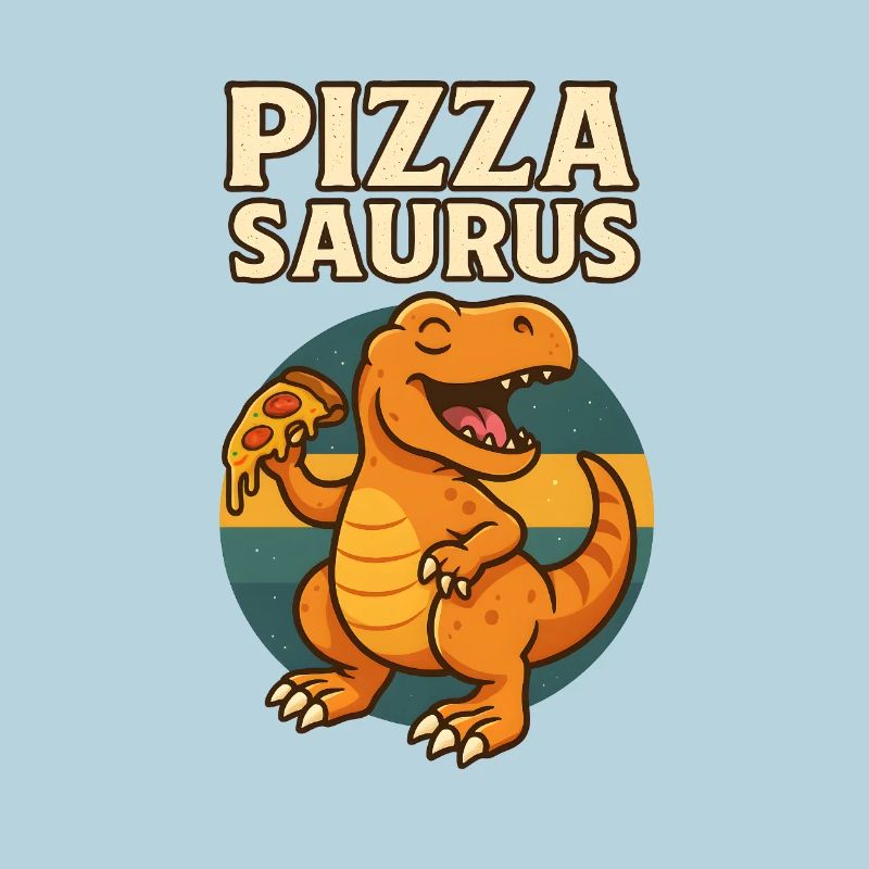 Pizza Saurus Dino avec pizza