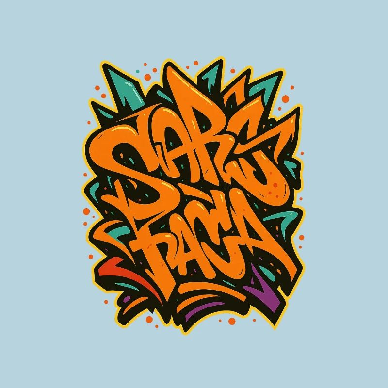Graffiti Lettering Spray Art