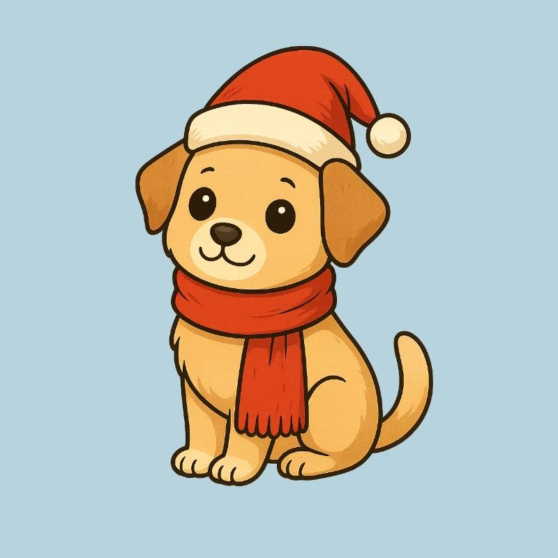 Weihnachtsheld Hund