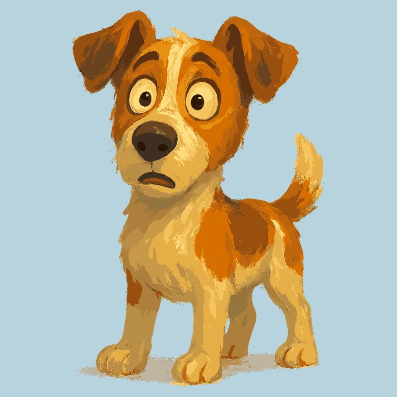 Jack Russell Terrier émerveillé