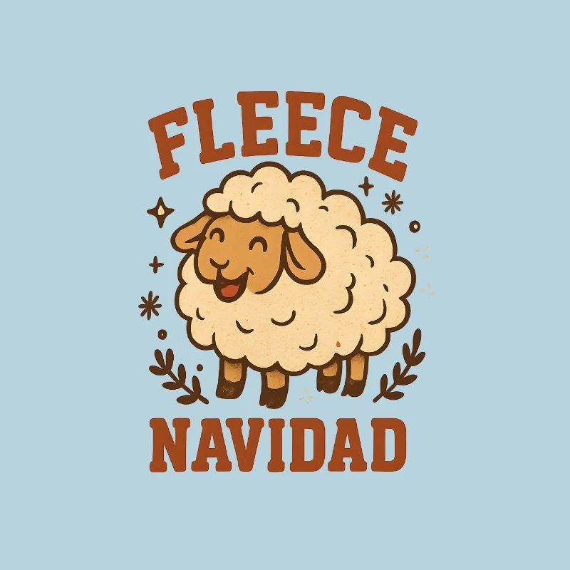 Fleece Navidad Schäfchen