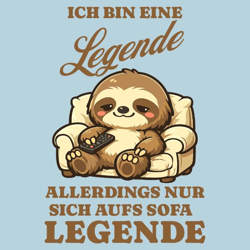 Sloth Series Evening Sofa Saying Funny