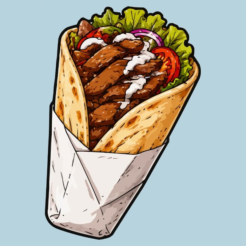 Crispy Chicken Burrito Wrap
