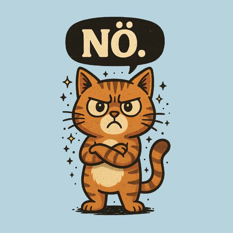 Non - le chat dit non