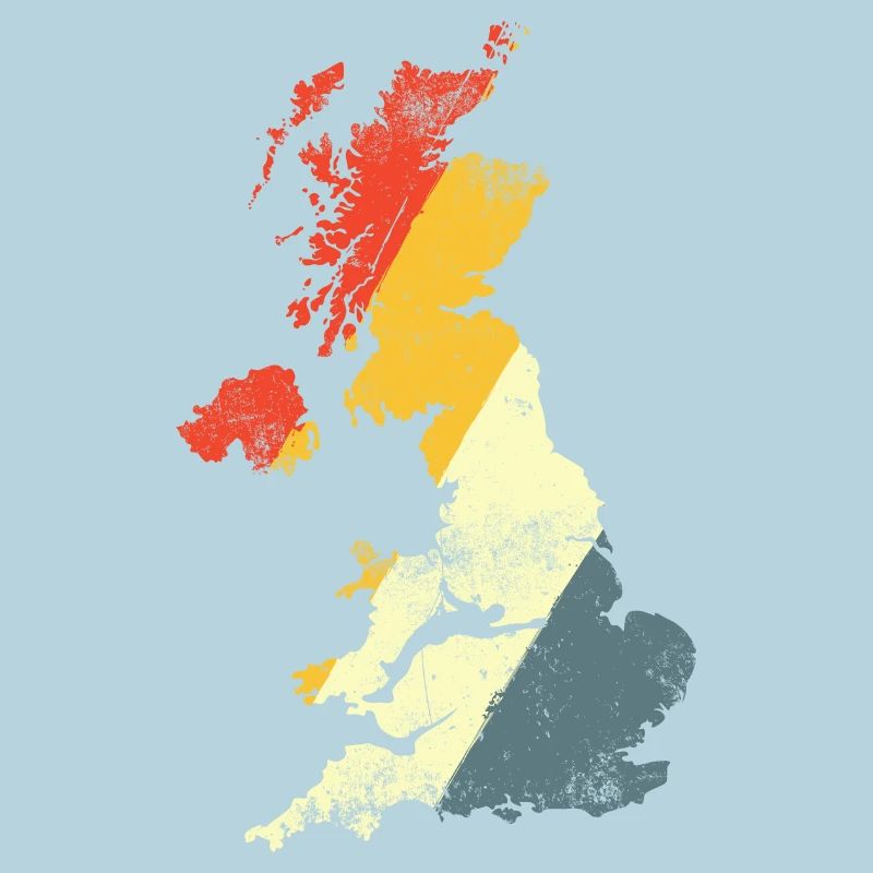 UK-Karten-Prismengradient
