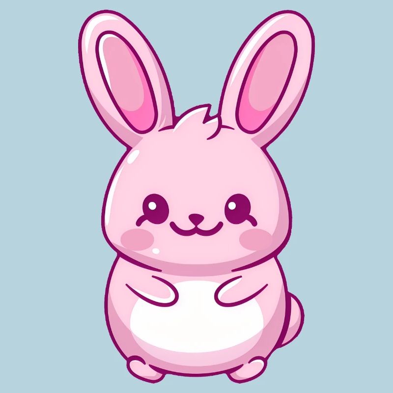 lapin kawaii mignon