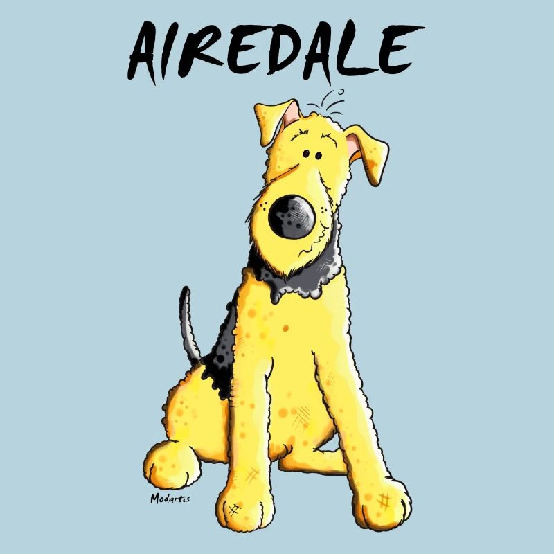 Witziger Airedale Terrier