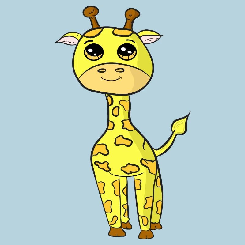 Bébé girafe