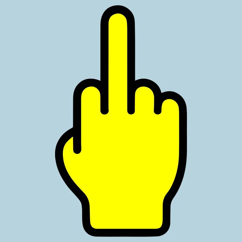 Mittelfinger Symbol