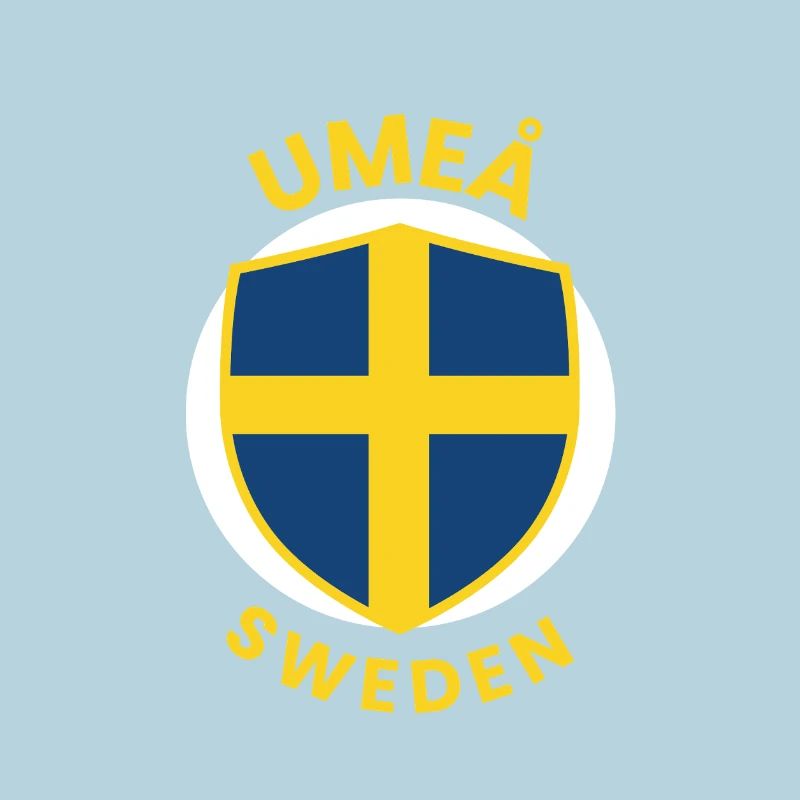 Écusson d’Umeå, Suède,