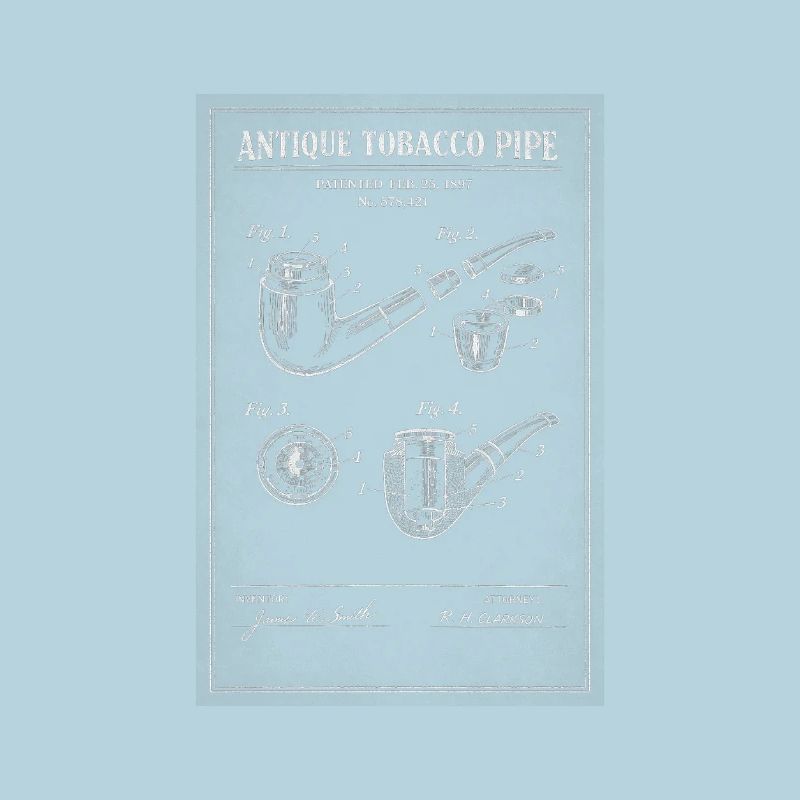 Plan de pipe à tabac ancienne